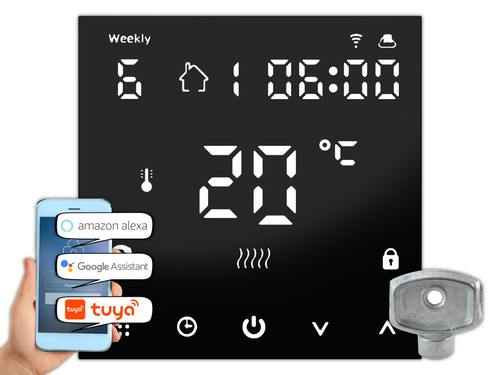 Termostat elektroniczny programowalny AD149C WiFi