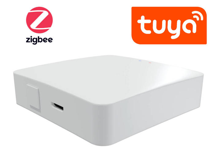 GŁOWICA TERMOSTATYCZNA TUYA ZigBee 2 szt.  + CENTRALA WIFI + BATERIA VARTA AA 4szt.