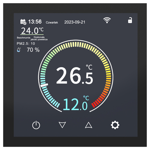 Mata grzewcza Acurel AC-MAT 1m² szer. 50cm 160W/m² z termostatem WiFi AD001WE WIFI