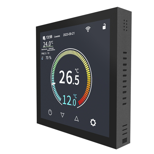 Termostat elektroniczny programowalny AC-TE001B-WIFI POLSKIE MENU