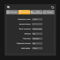 Termostat elektroniczny programowalny AC-TE001B-WIFI POLSKIE MENU